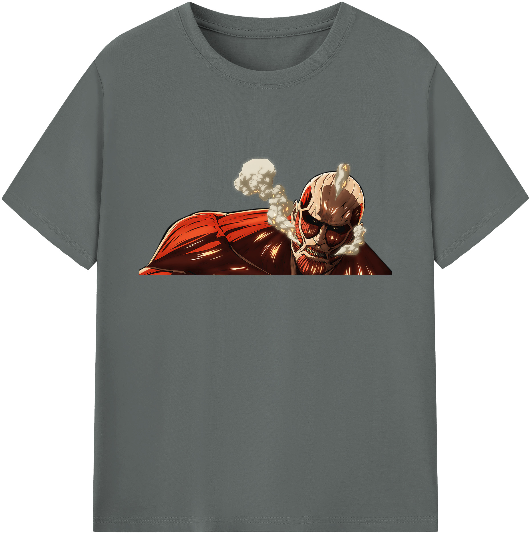 （画像用） 進撃の巨人 Attack on Titan 綿100％ メンズ半袖Tシャツ｜肌触りやわらか＆通気性